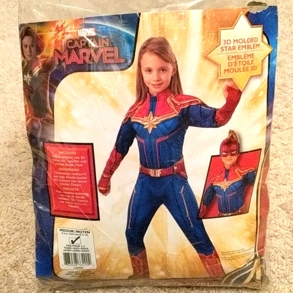 Marvel's Captain Marvel costume size 8 medium